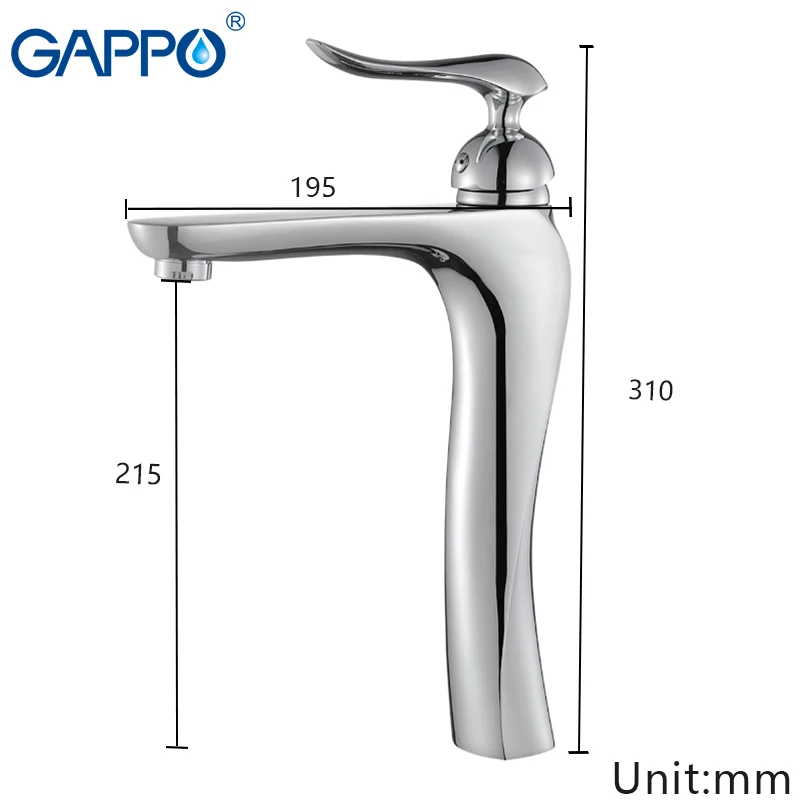 GAPPO Basin Faucet basin mixer waterfall bathroom mixers shower faucets bath water Deck Mounted Faucets taps | Обустройство дома