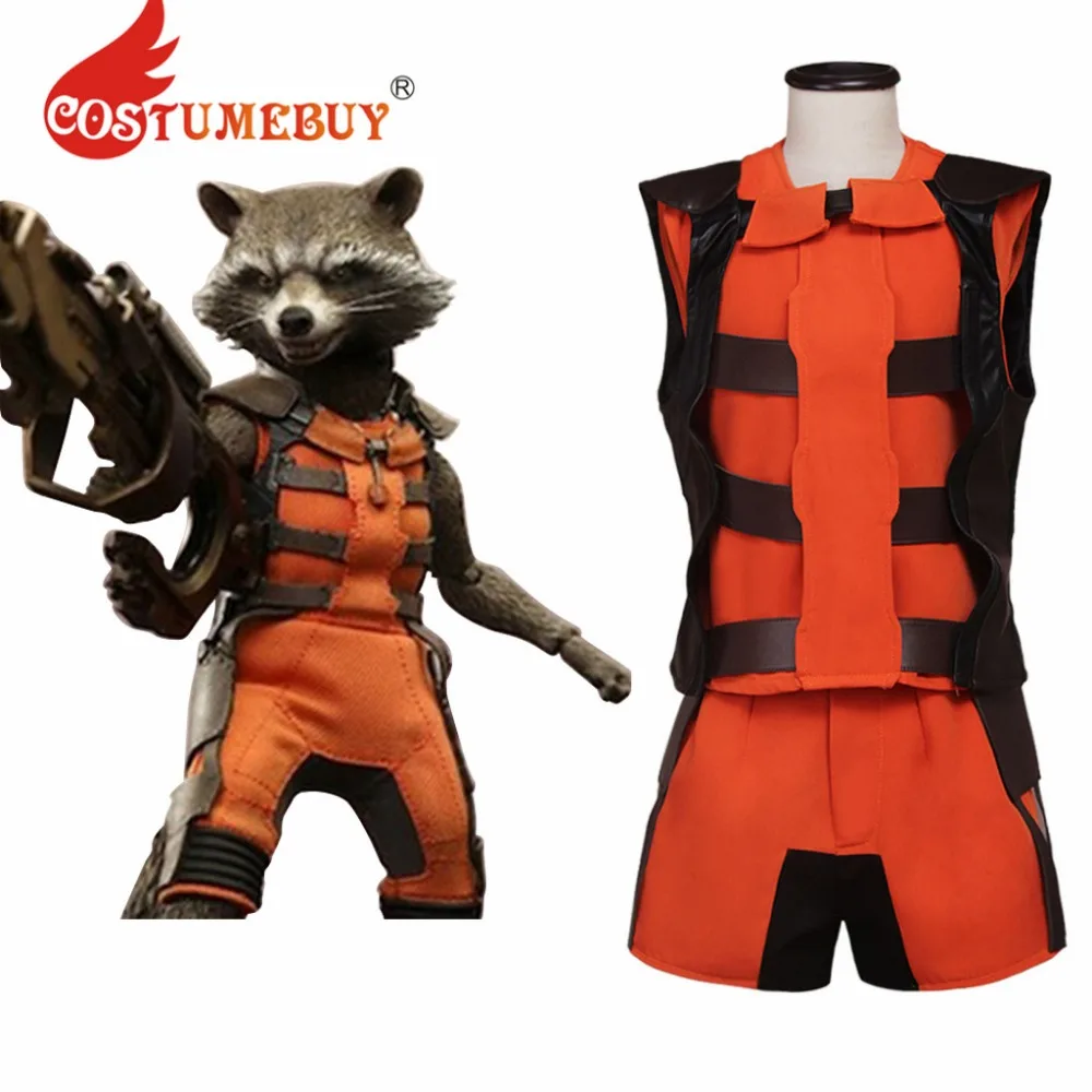 CostumeBuy стражи Галактики ракета енот Косплей Костюм для взрослых фильм мужские Хэллоуин наряд любой размер L920