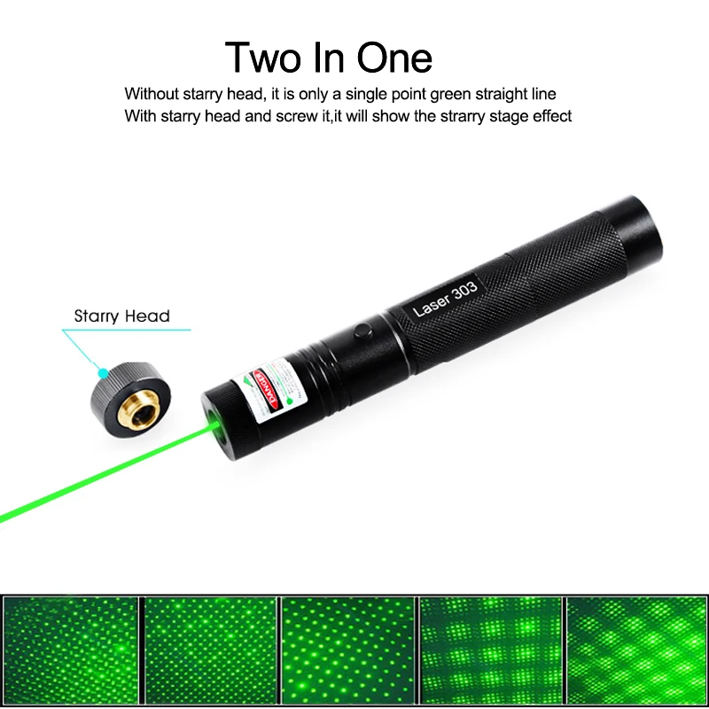 Горячая Распродажа зеленая лазерная указка Регулируемый горящий матч с