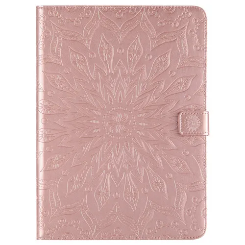 Wekays для Apple IPad Air IPad 5 Защита от солнца цветок Смарт Кожаный флип Fundas чехол для Coque IPad Air IPad 5 IPad5 9,7 чехол для планшета - Цвет: Rose Gold
