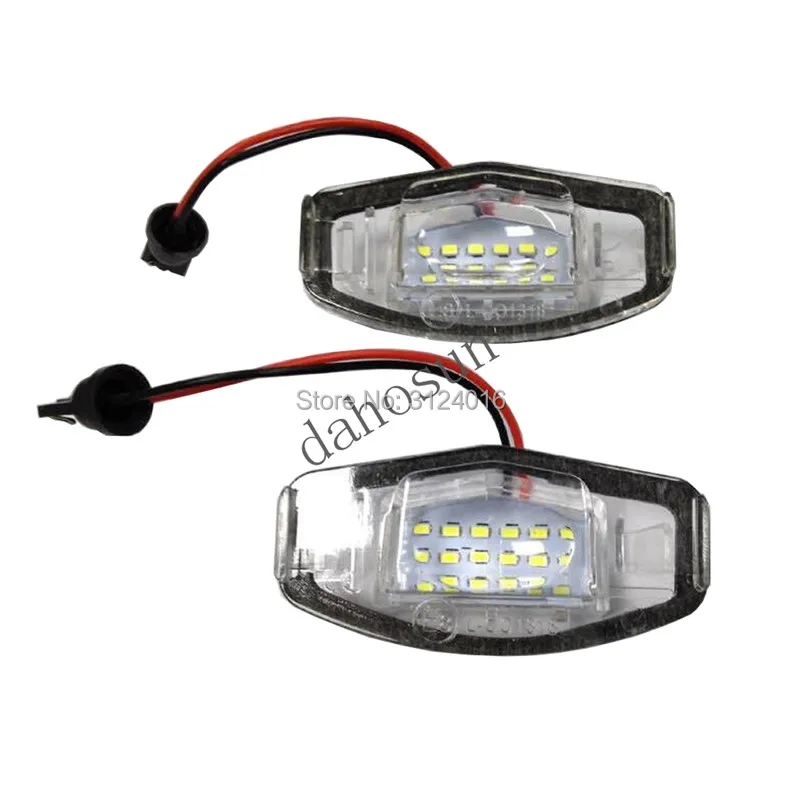 Светодиодные лампы packx2 для номерного знака Honda CIVIC Sedan Acura MDX RL TL TSX ILX RDX Accord набор