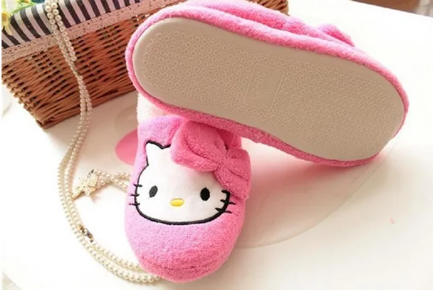 Новинка; женская обувь «hello kitty»; тонкий светильник; домашние тапочки; домашняя обувь из плюша; yey-9101