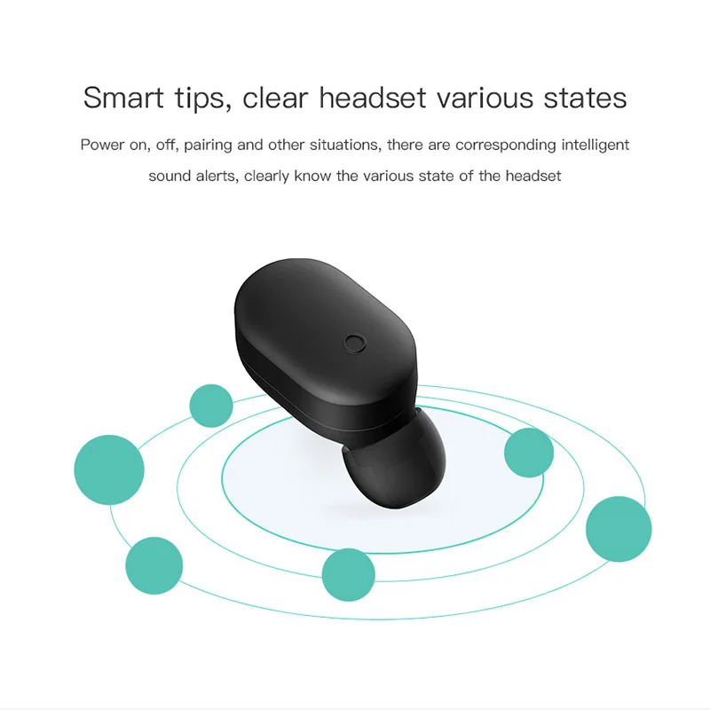 Оригинальная Bluetooth-гарнитура Xiaomi Mi Mini IPX4 водонепроницаемые беспроводные