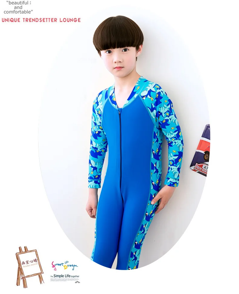 Детский Гидрокостюм для подводного плавания купальный костюм серфинга