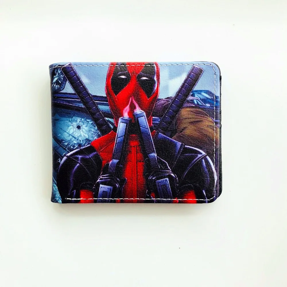 2018 DC Comics анти-герой Дэдпул кошелек женский мужской Двойные ID Кредитные карты