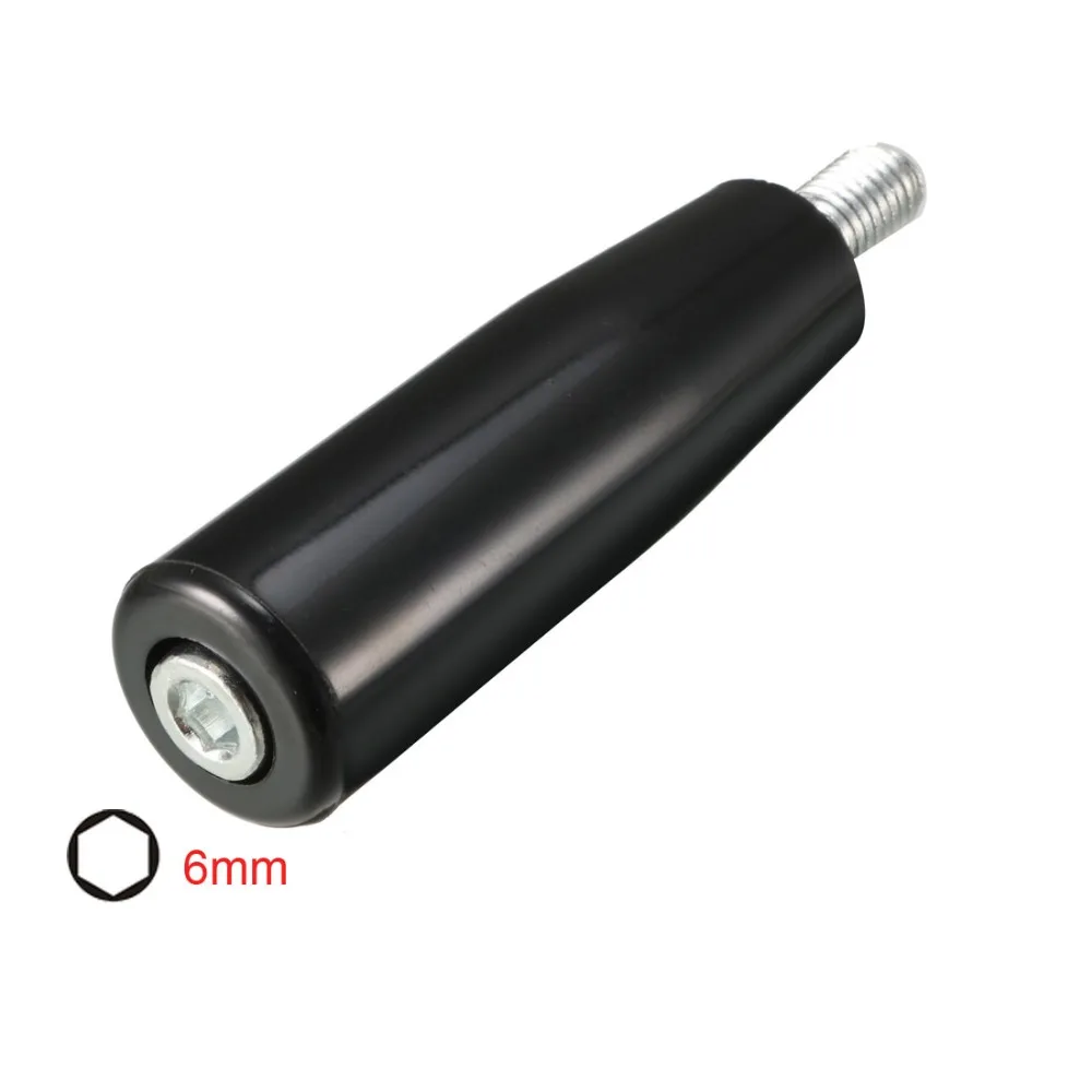 Uxcell 4 шт./лот M10 мужской Резьбовая Цапфа 6 мм шестигранный универсальная Вращающаяся ручка машины 80 мм Длина для фрезерные машины