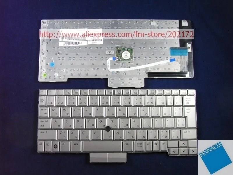 Совершенно новая Серебристая Клавиатура для ноутбука 501493 291 502836 серии HP Compaq 2730P