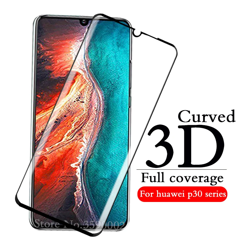 3D изогнутый чехол для huawei p30 pro lite, закаленное стекло P 30 Pro plus, светильник p30lite p30pro, защитная пленка для экрана