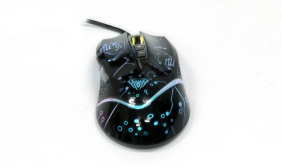 AULA игровая мышь USB Проводная RGB эргономичная dpi 5000 регулируемая для ноутбука настольного ПК компьютера аксессуары геймерская мышь# SI9010