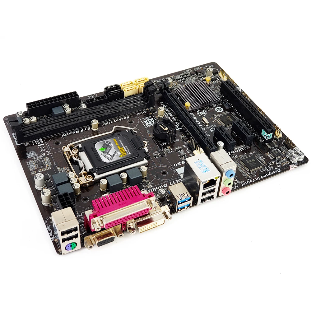 Gigabyte GA-B85M-D3V настольная материнская плата B85M-D3V B85 LGA 1150 i7 i5 i3 Pentium Celeron DDR3 16G SATA3 USB3.0 DVI VGA Micro-ATX