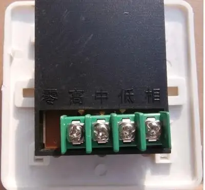 86x86 HVAC System parts A/C thermostat air conditioner temperature control device 4 terminals no indicator light | Бытовая техника