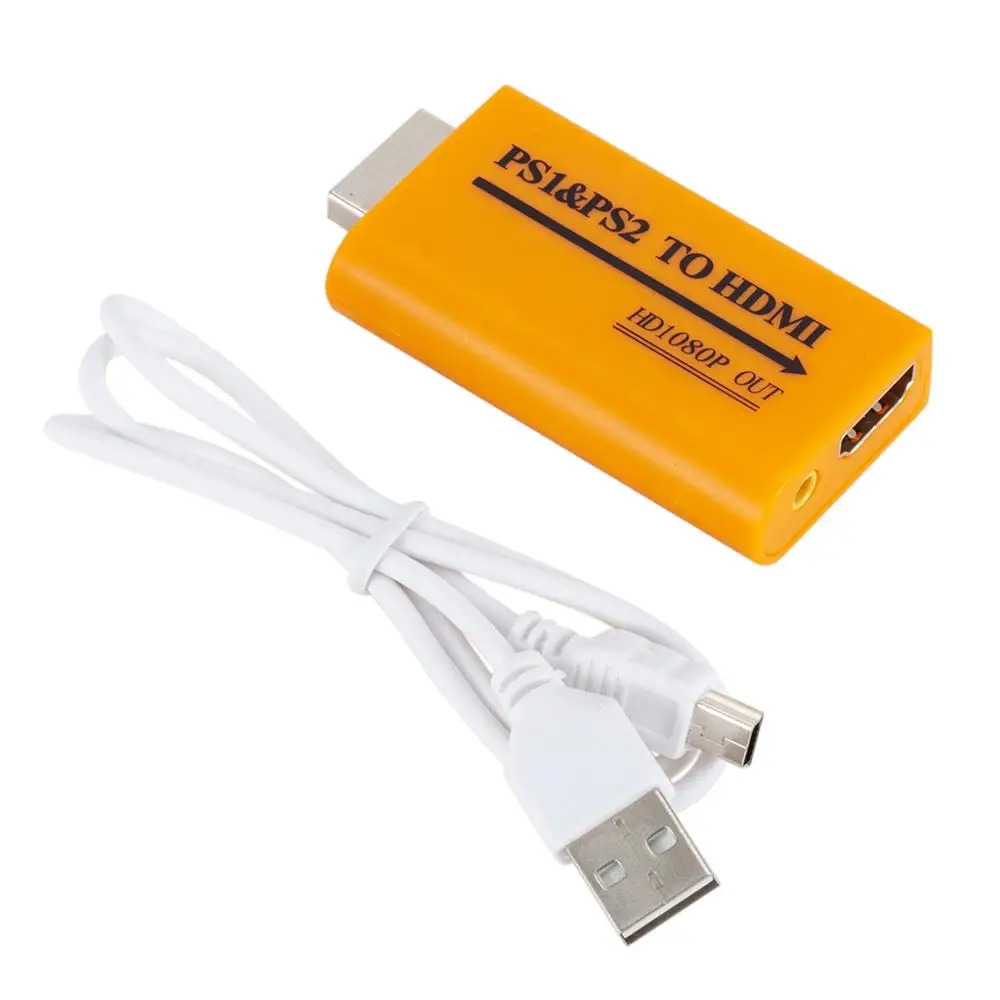 Новое обновление поддержка 1080P выхода PS1 и PS2 к HDMI с 3 5 мм аудио видео конвертом для