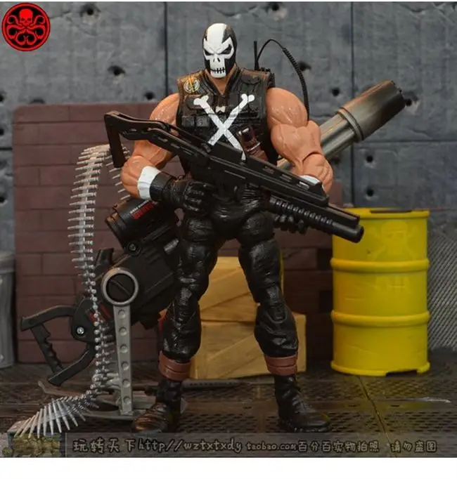 Экшн фигурка Marvel Legends Crossbones с тяжелым пулеметром 7 дюймов свободная|Игровые