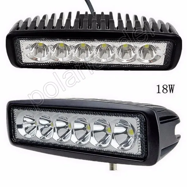 6 дюймовая светодиодная мини панель 18 Вт 12 В фара дальнего света противотуманная