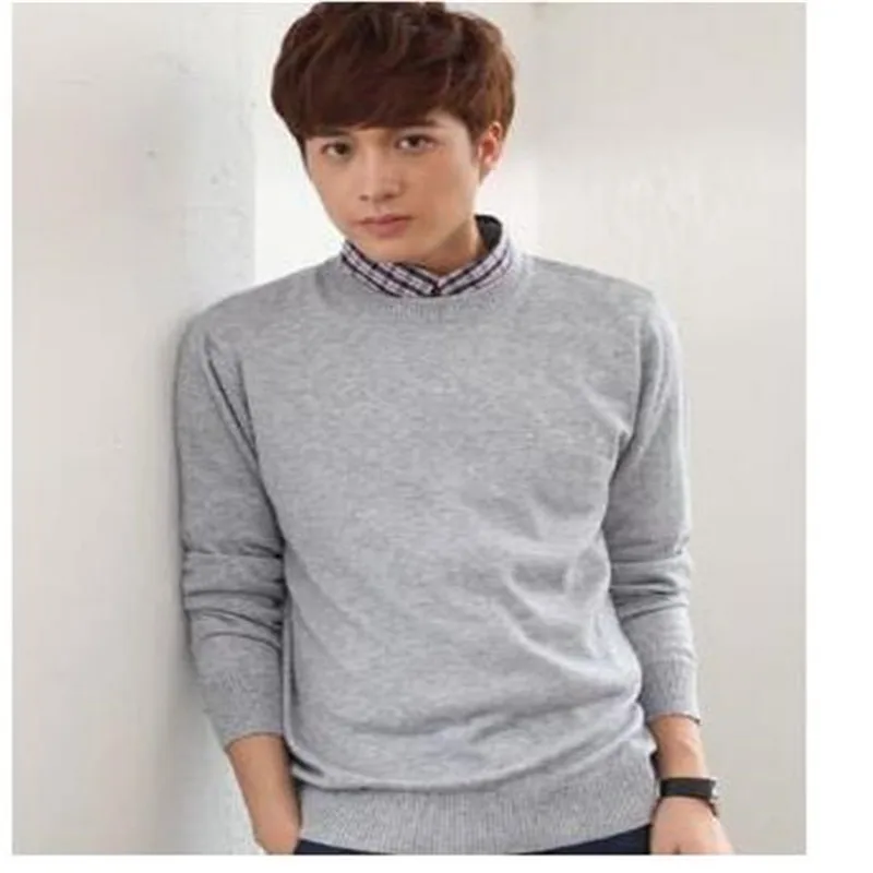 Мужской свитер зимние Джемперы кашемировые вязаные свитера теплые водолазки