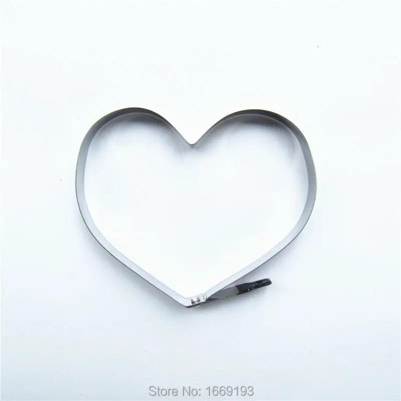 Кольцо из нержавеющей стали в форме сердца для жареных яиц и кухонных тортов