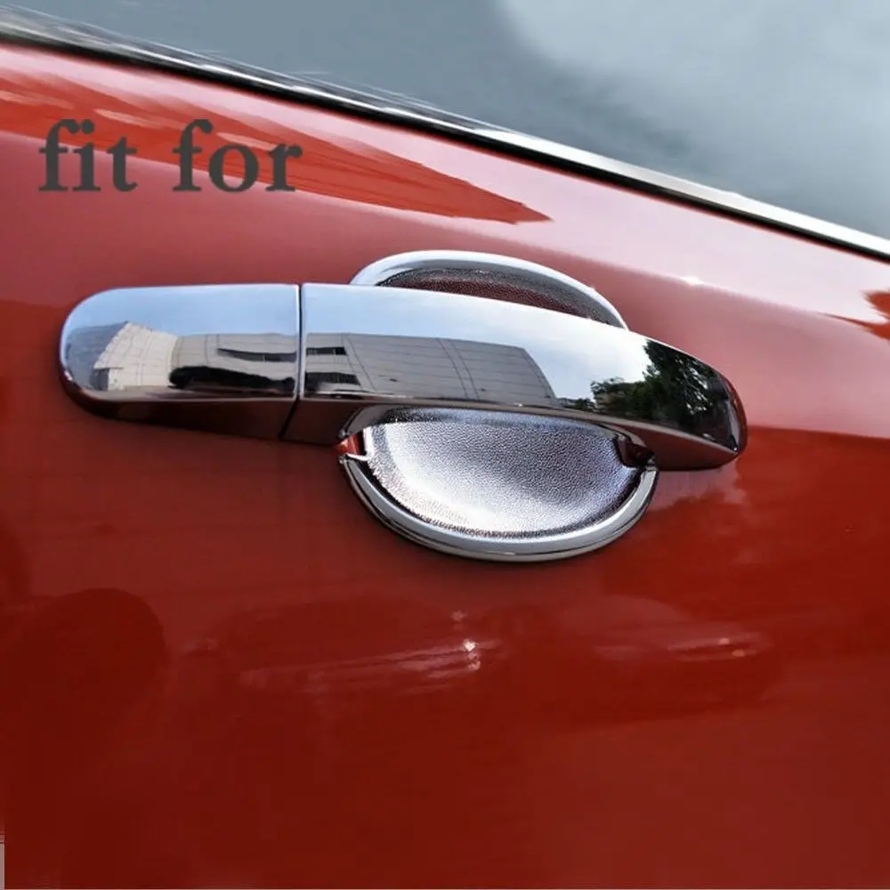 Новый автомобиль укладка ABS Chrome дверные ручки Кубок Чаша подходит для Ford Focus 2012-2013