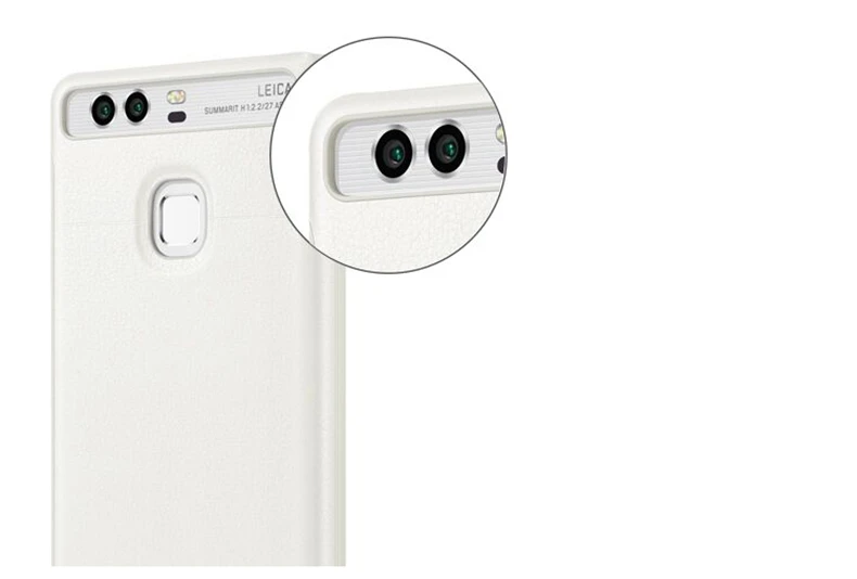 Роскошный чехол-книжка с окошком из искусственной кожи для huawei P9 P9 Plus, Ультратонкий чехол