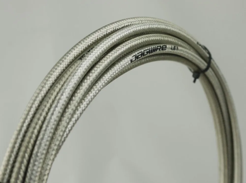 JAGWIRE BRAIDED HOUSING CABLE COMPLETE KIT BRAKE SHIFTER SUIT FOR SHIMANO SRAM TI TITANIUM-SILVER COLOR | Спорт и развлечения