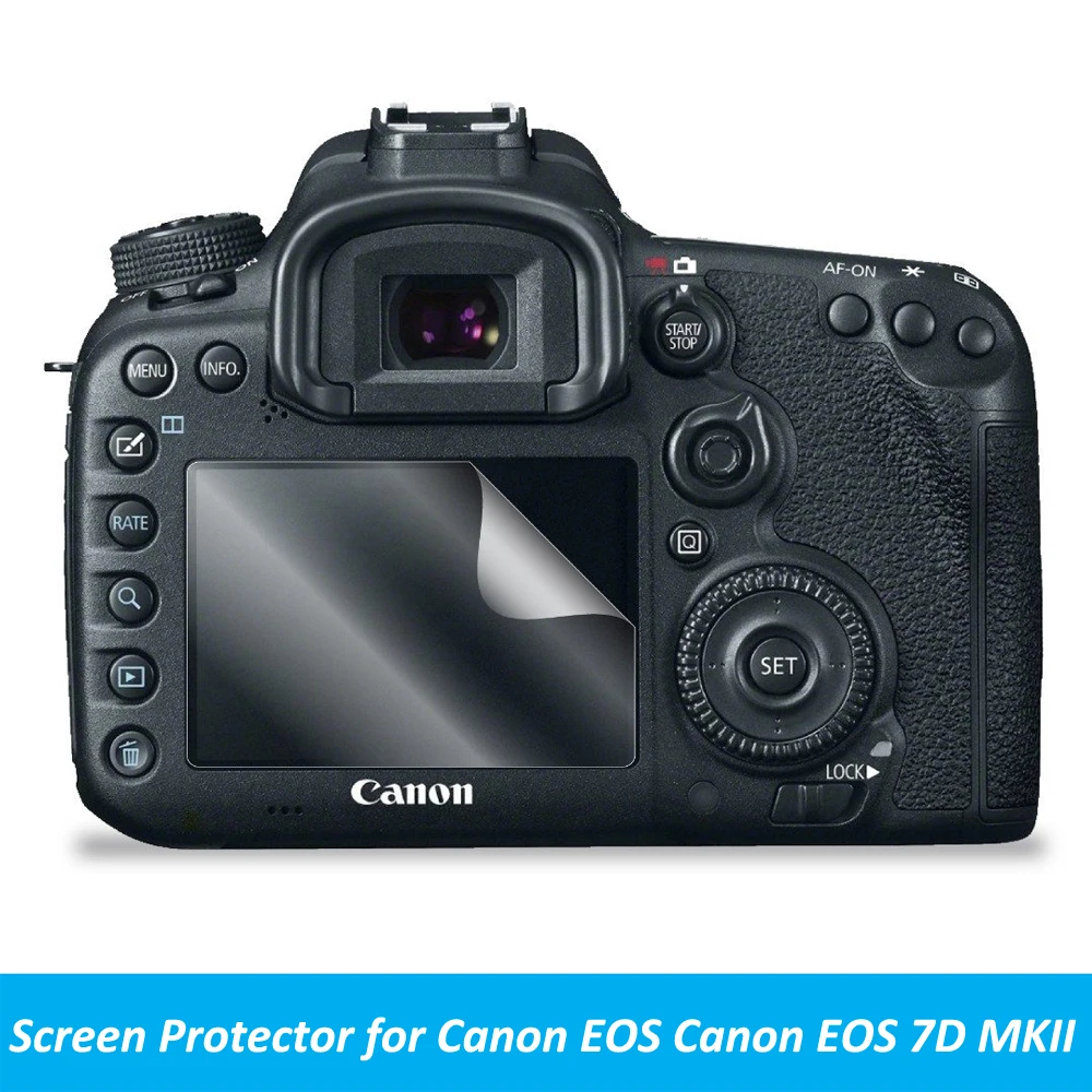 2 шт. защита от царапин ЖК экран Защитная пленка для Canon EOS 7D MKII аксессуары камеры|lcd