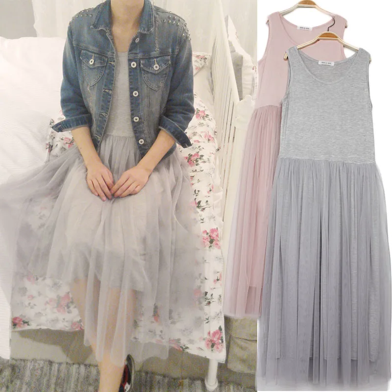 Женское платье свободного покроя осенне зимнее цельнокроеное Кружевное жилет на