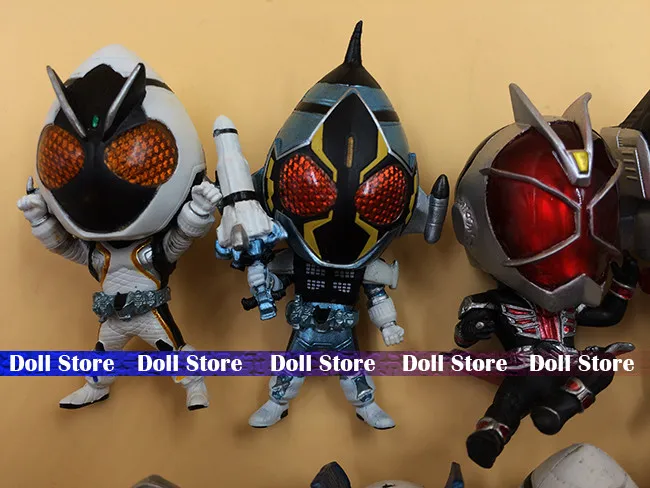 8 шт./лот, ПВХ, 5 см, японское аниме, фигурка в масках, всадник/Kamen Rider, фигурка, детские игрушки для мальчиков, коллекция, модель, игрушки