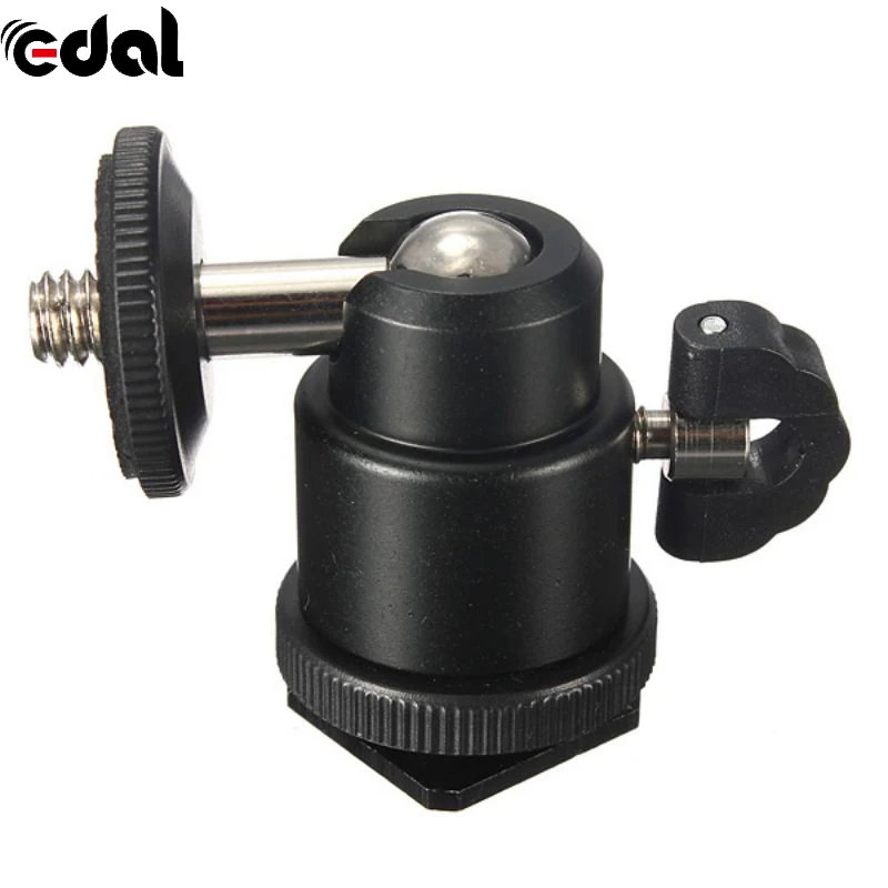 EDAL для камеры штатив со светодиодный Ной лампой кронштейн вспышки Держатель 1/4