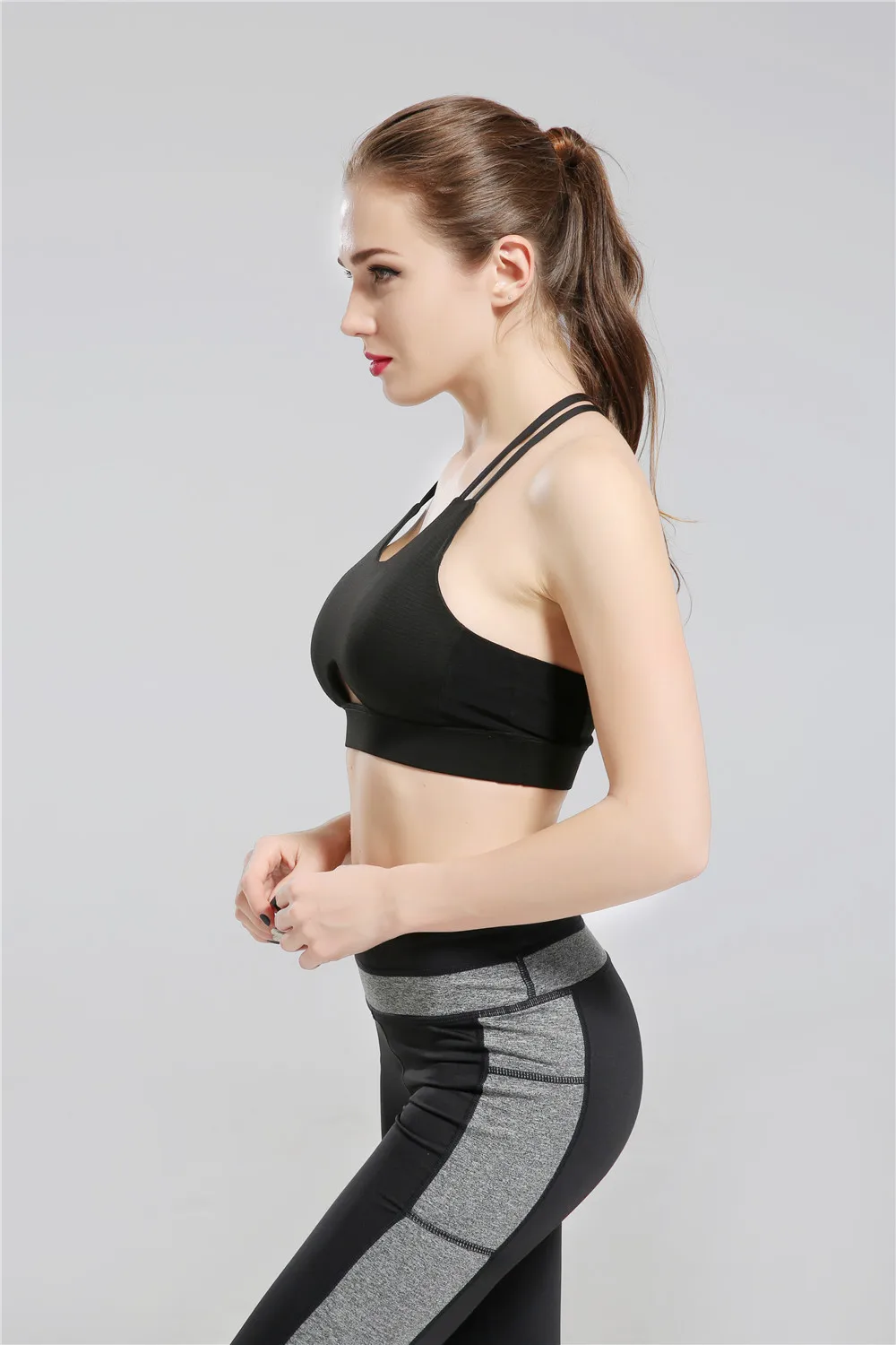 Dragon Fit женские бюстгальтеры для бега фитнес-жилет большого размера спортивный топ бесшовный спортивный топ мягкий дышащий Удобный спортивный бюстгальтер для йоги