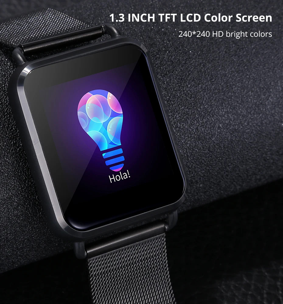 Makibes C5, умный Браслет, 1,22 дюймов, для мужчин и женщин, Bluetooth, фитнес-трекер, браслет, умные часы, кровяное давление, цветной пользовательский браслет для APPLE