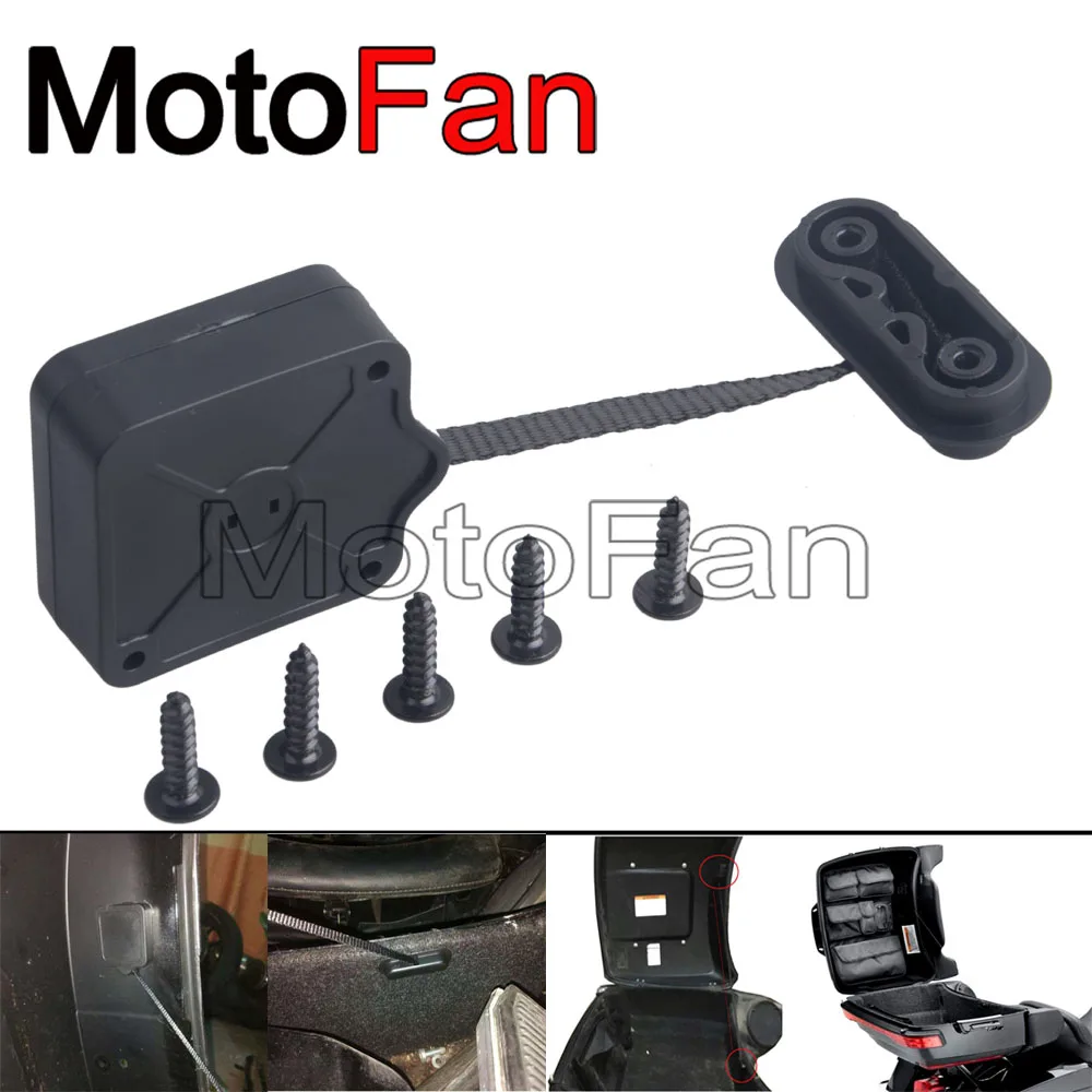 Motorcycle Tour Pak Pack Lid Tether Quick Release for Harley Touring Road King Ultra Electra Street Glide CVO 2014-2018