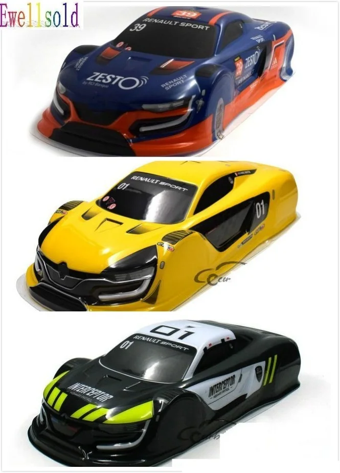 1/10 R/C автозапчасти гоночный автомобиль для дрифта на дороге Окрашенный корпус из