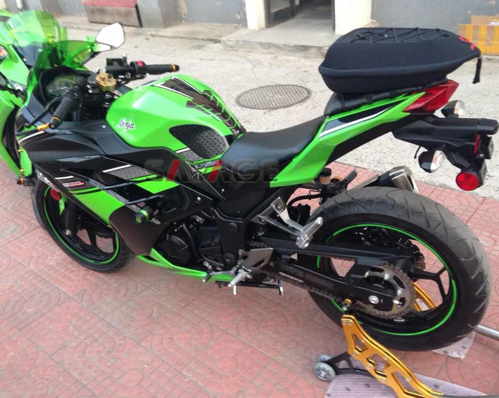Для KAWASAKI NINJA 250R/300 KLE 650 VERSYS Мотоцикл Танк тяга Подушка Нескользящая наклейка сторона наклейка газ колено сцепление протектор