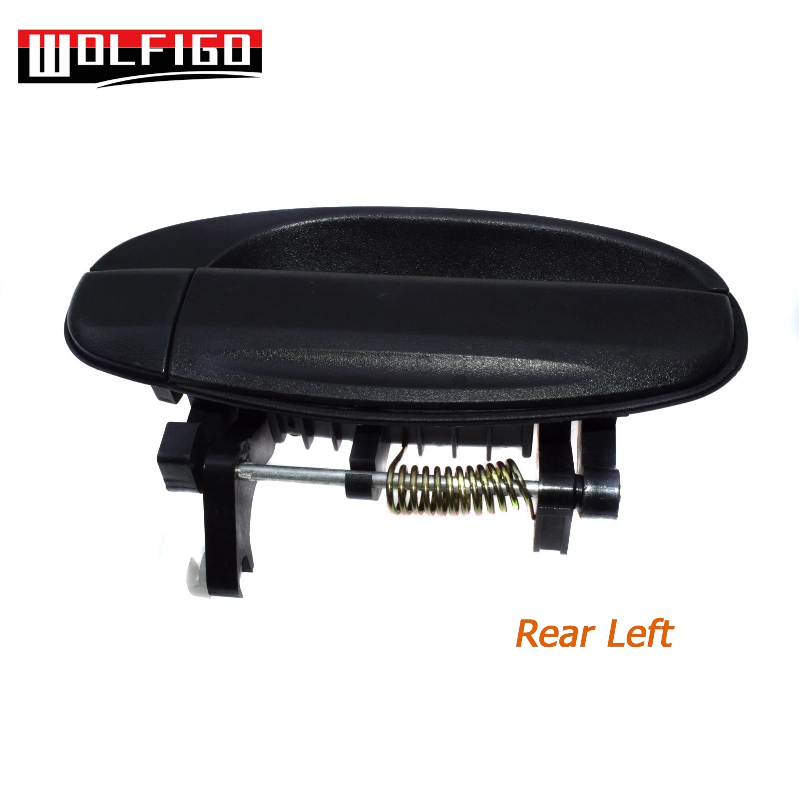 WOLFIGO Внешний Дверные ручки для Chevy CHEVROLET AVEO/DAEWOO KALOS 2003-2006 96541631, 96541632, 96583052, 96583053 - Цвет: Rear Left