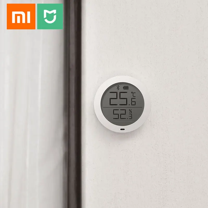 Xiao mi jia Bluetooth датчик температуры Hu mi dity Высокочувствительный гигротермограф ЖК-цифровой термометр работает с приложением mi Home