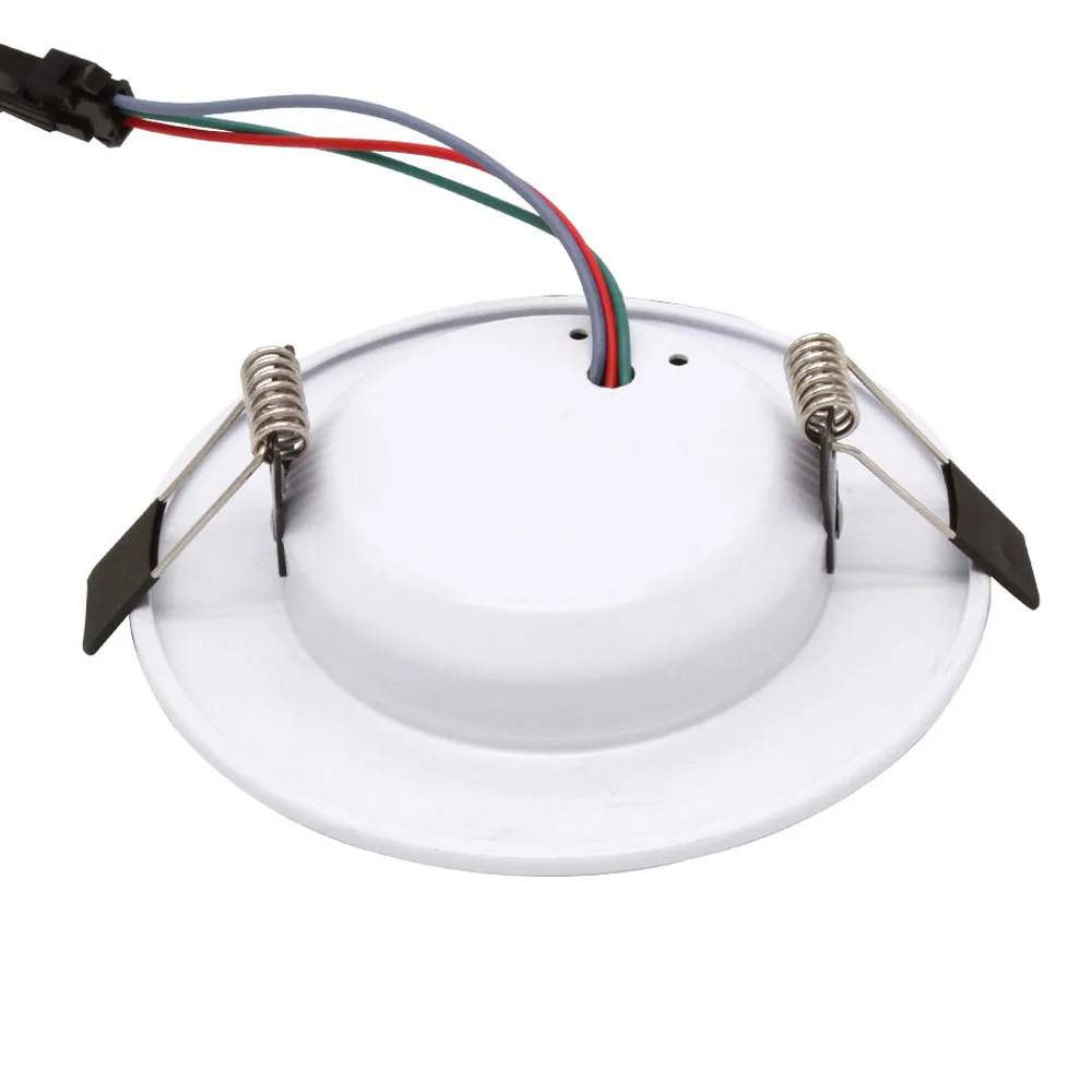 Светодиодный точесветильник светильник RGB с теплым/холодным светом круглая