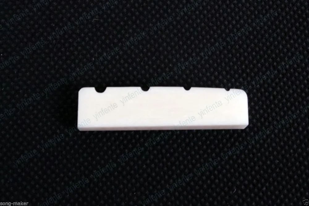 

10 pcs Bass Guitar Bone nuts Slotted 4 String New Guitar Nut Guitar Parts