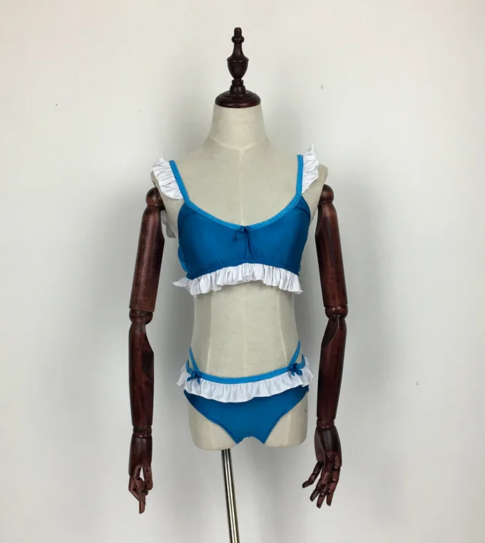Re: Zero Ram Rem костюмы для косплея для взрослых женщин сексуальные комплекты бикини бюстгальтер нижнее белье трусы купальный костюм