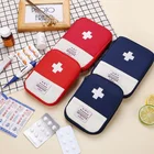 Портативная медицинская сумка, аптечка для путешествий на открытом воздухе, небольшая медицинская коробка для домашнего хранения, медицинская посылка, чехол для таблеток для экстренного выживания