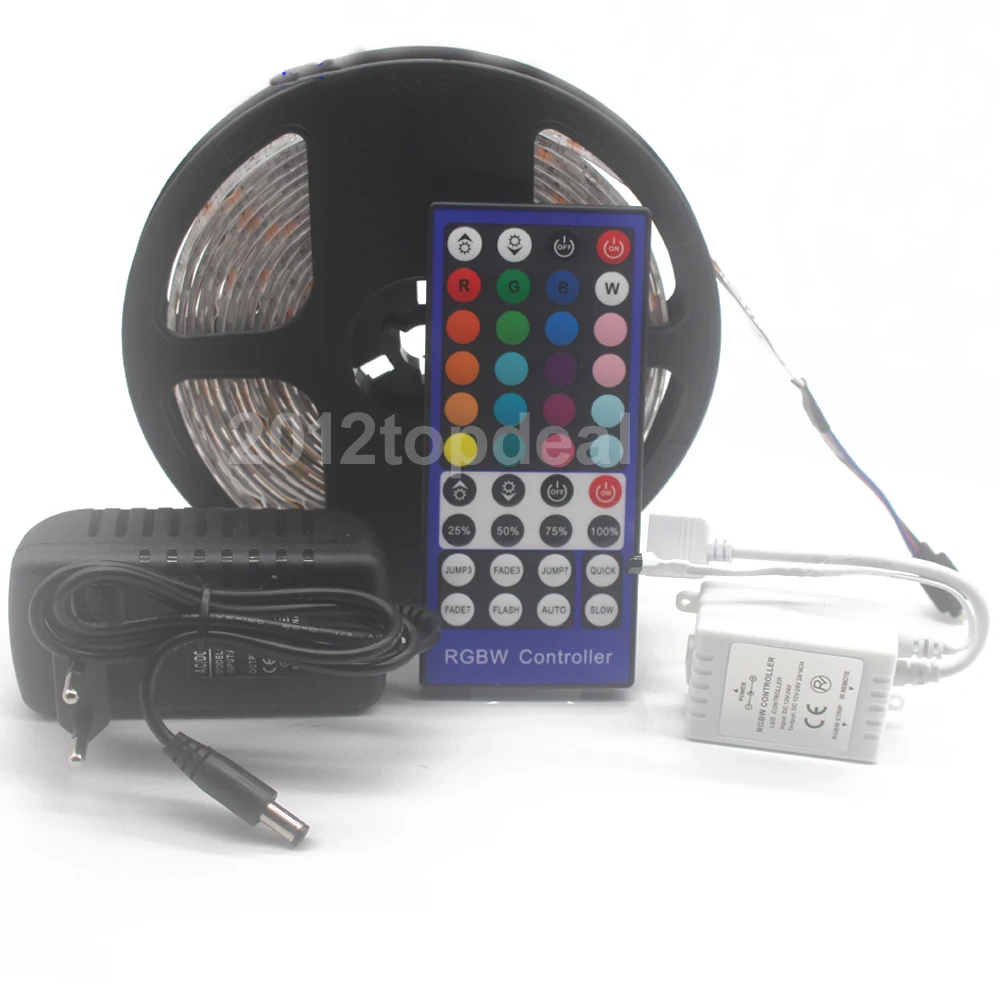Светодиодная лента 5050 RGB DC 12 В 5 м 300 светодиодов RGBW/WW светодиодный светильник с 3 А