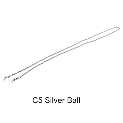 C5 Silver Ball Ralferty стильные солнцезащитные цепочка для очков из золотистого металла солнцезащитные очки аксессуары Куерда gafas landyard ожерелье для Для женщин - Цвет: C5 Silver Ball