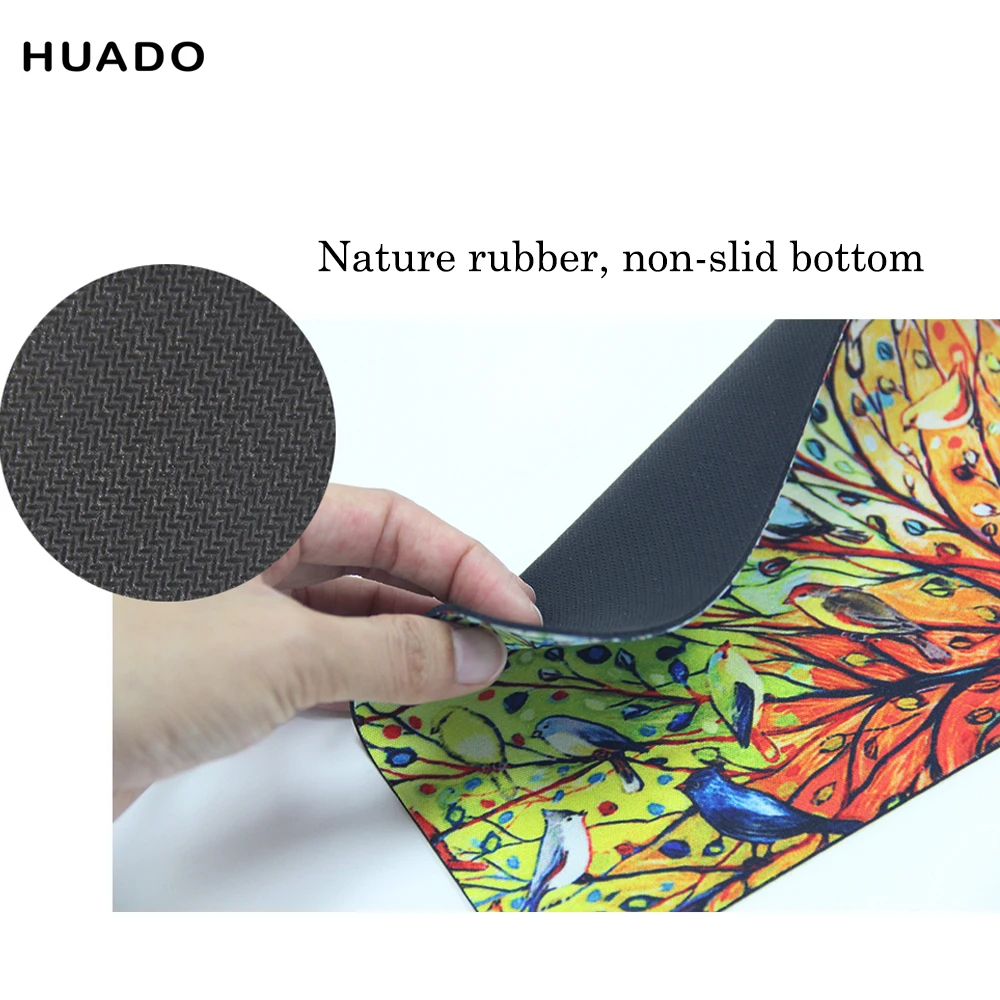 Сова с узором коврик для мыши Коврик ноутбука компьютера Противоскользящий