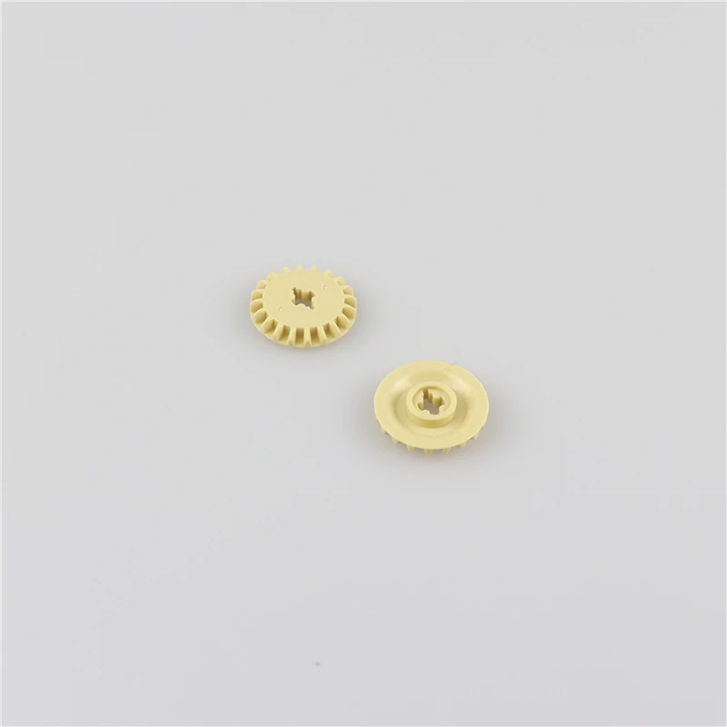100 шт. MOC Technic Gear части поперечное отверстие Z20 зубной автомобиль кирпичи