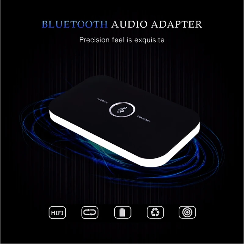 B6 Bluetooth беспроводной аудиопередатчик приемник ТВ компьютер 3 5 мм AUX HiFi