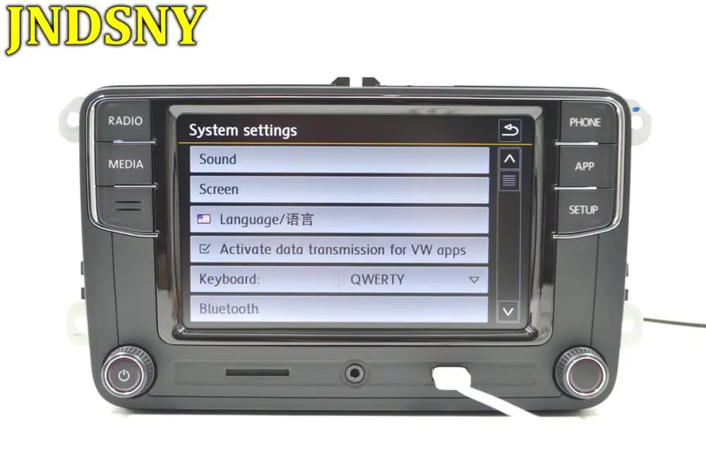 JNDSNY Noname RCD330G RCD330 плюс Noname CarPlay 6," MIB радиоприемник для VW Golf 5 6 Jetta CC Tiguan Passat POLO Touran 6RD 035 187B