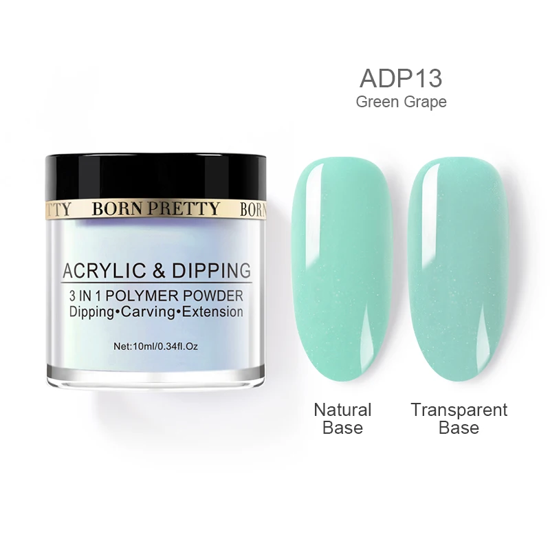 BP-ADP13 BORN PRETTY, 10 мл, 3 в 1, полимерный порошок, акриловый окунь, сделай сам, дизайн, резьба, удлинение, порошок, инструмент для маникюра - Цвет: BP-ADP13