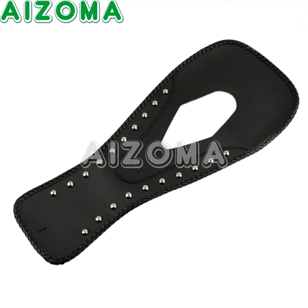 Мотоциклетный Бак протектор с шипами кожа связали Concho крышка бака газа для Honda