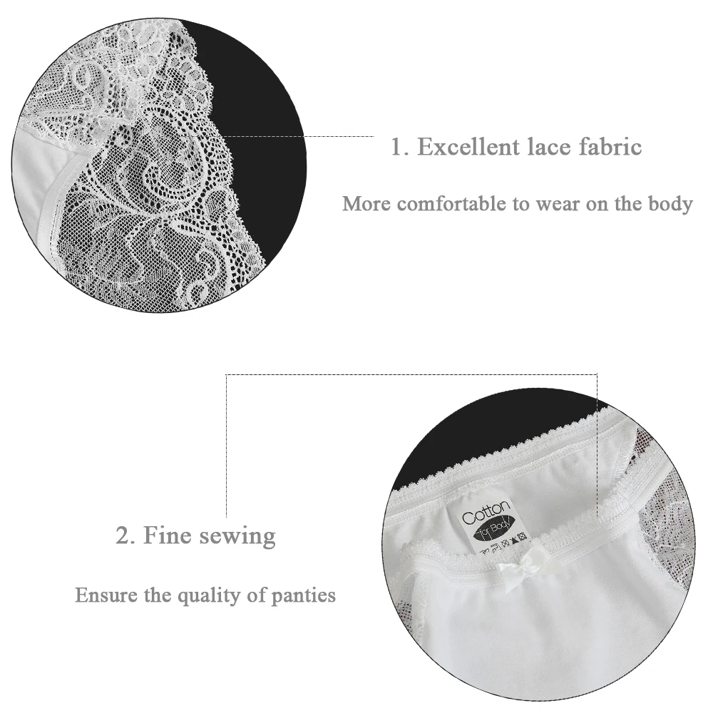 2017 женские ультратонкие сексуальные кружевные трусики 95% хлопок + 5% спандекс с