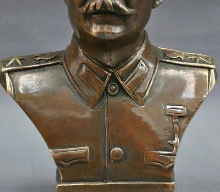 WBY 6 ''российский лидер Иосиф Сталин Бюст Бронзовая статуя R0712 | Дом и сад