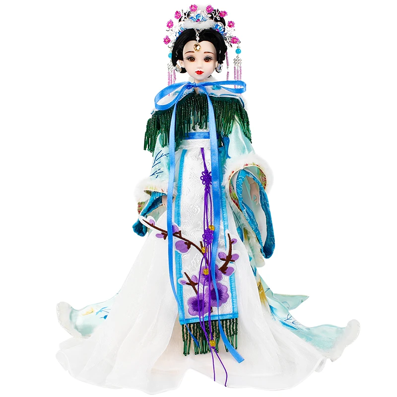 

35cm Collectible Chinese Dolls Ancient Costume Princess Dolls Vintage BJD Girl Doll Toys Christmas Gifts