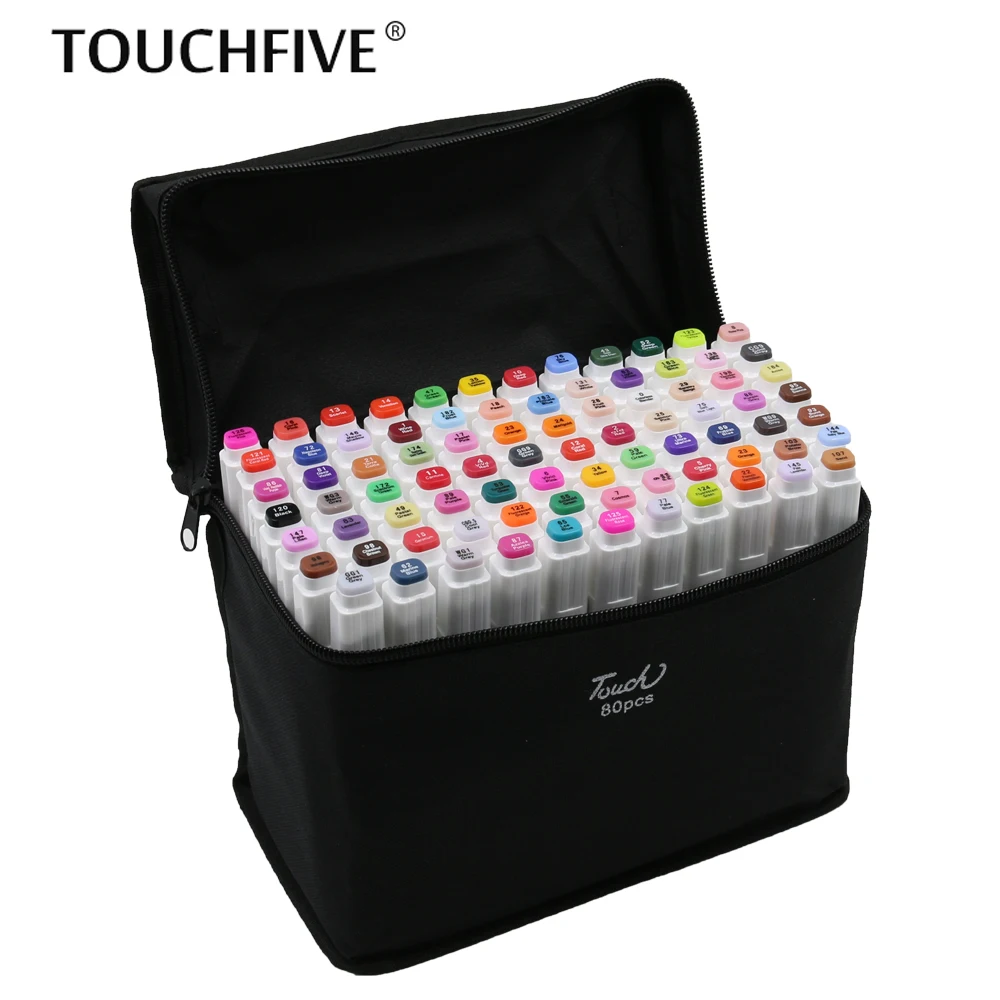 TouchFIVE эскизные художественные принадлежности маркеры спиртовые Маркеры Ручка